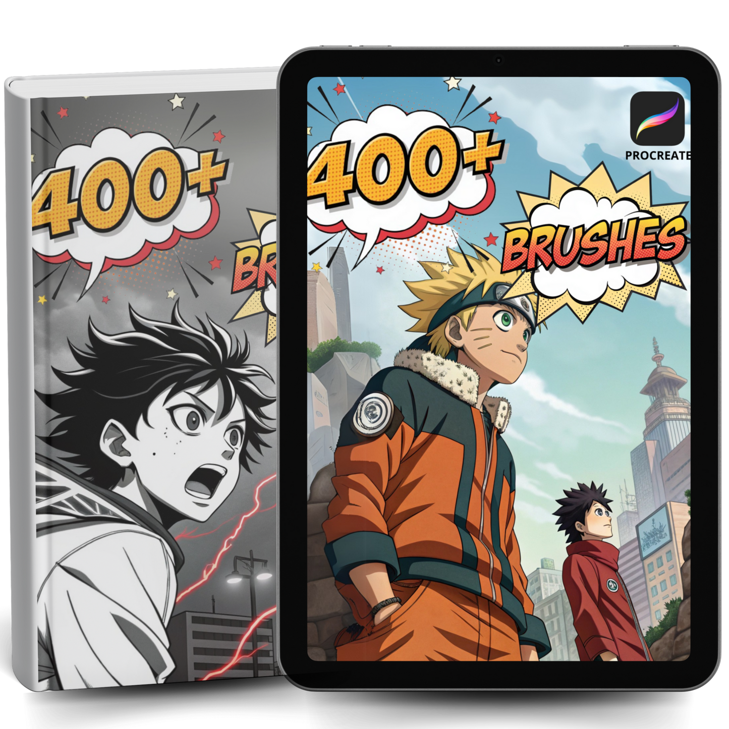 400+ Ultimate Procreate Manga Brush Set – Perfect for Lineart, Shading & Dynamic Effects